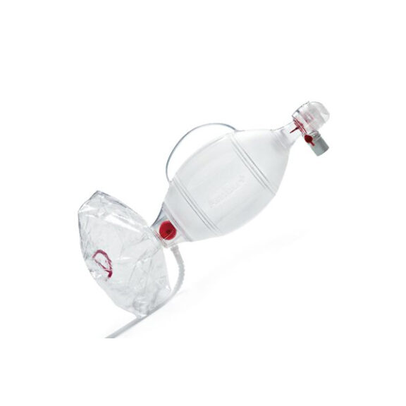 SPUR II Pediatric Resuscitator Bag Reservoir without a mask.