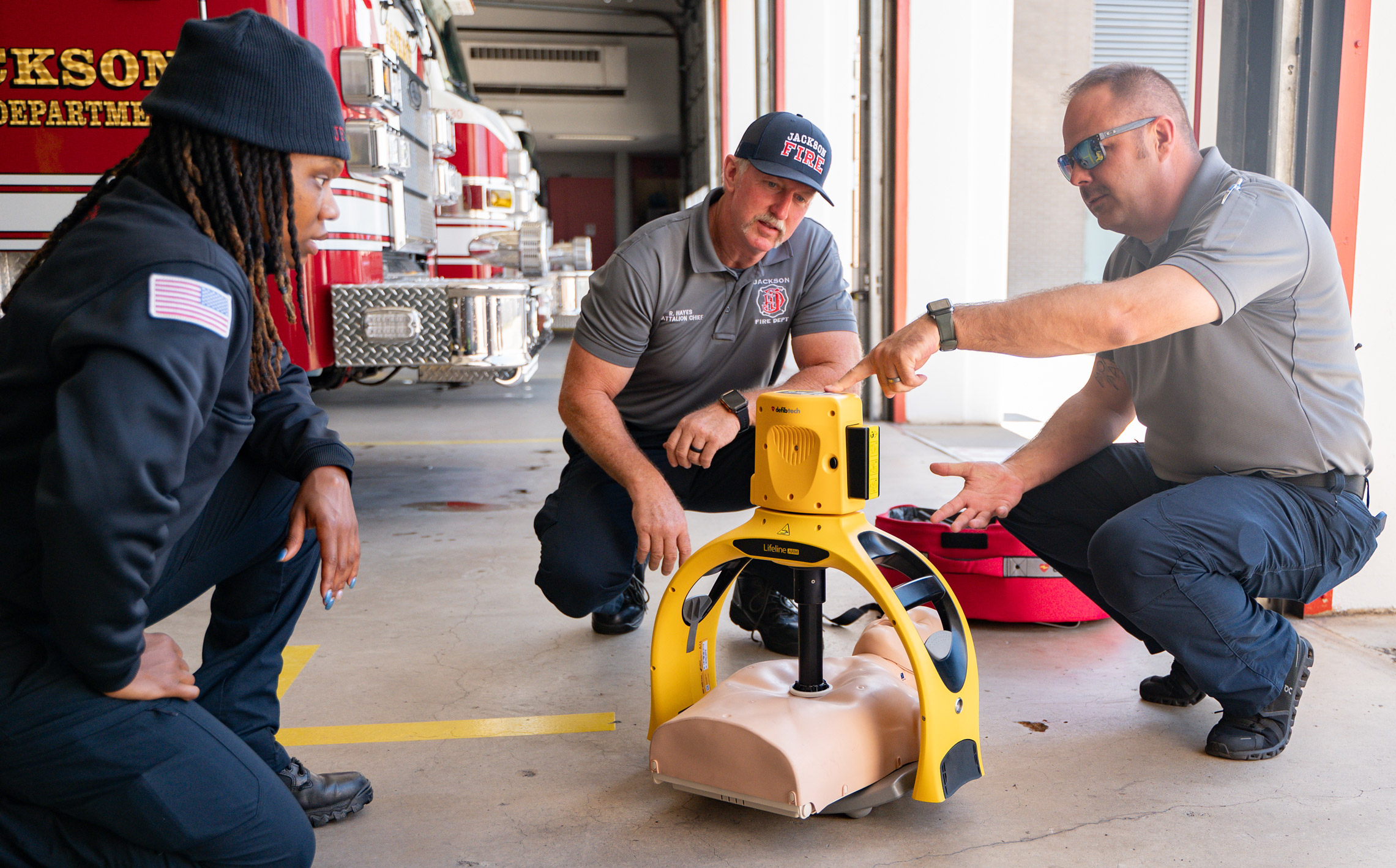 Lifeline arm fire dept image